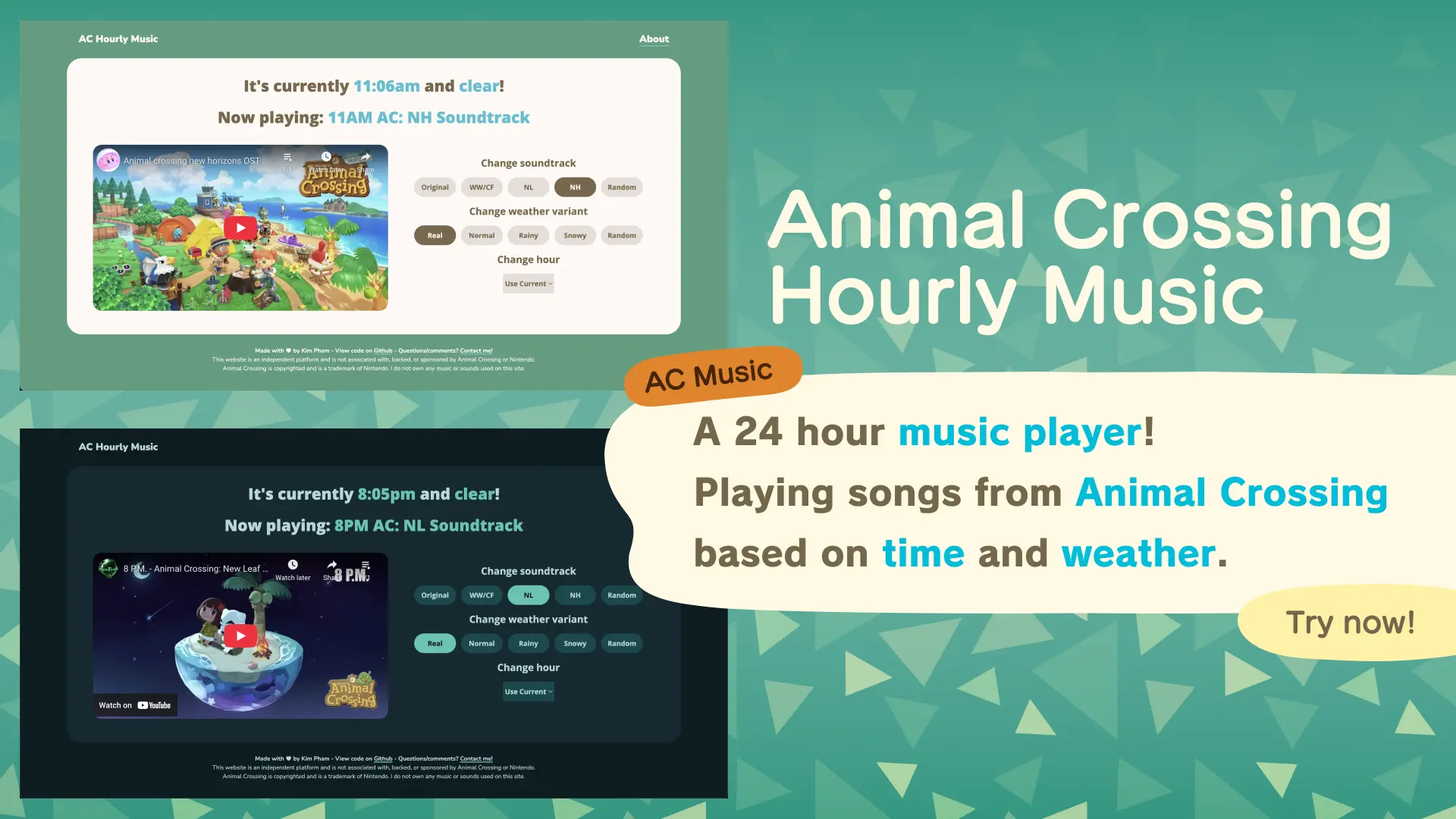 Animal Crossing Hourly Music